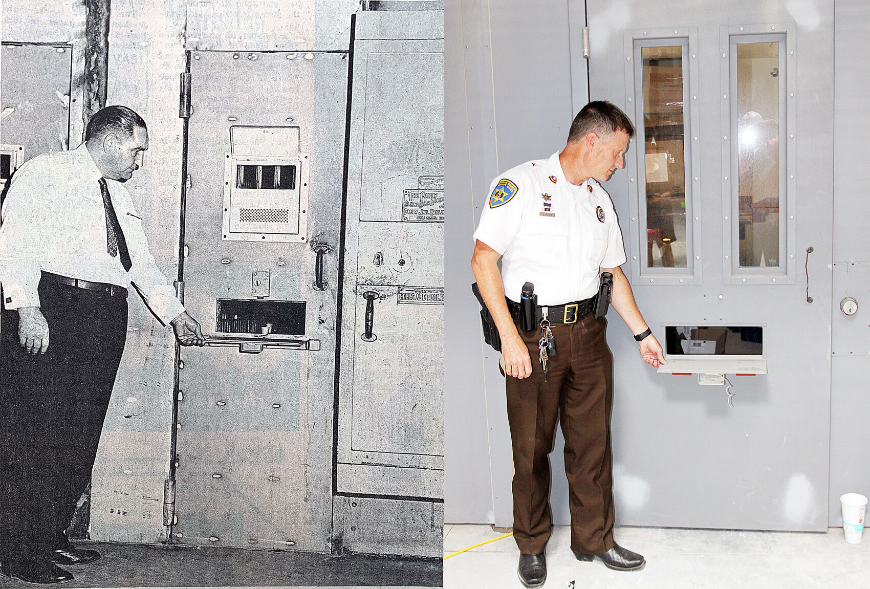 then and now jail